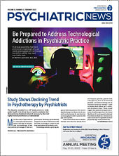 Study Shows Declining Trend in Psychotherapy by Psychiatrists