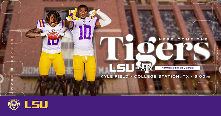 Tigers Travel to College Station for Regular Season Finale – LSU