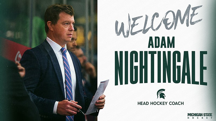 Adam Nightingale Named Spartan Hockey Coach